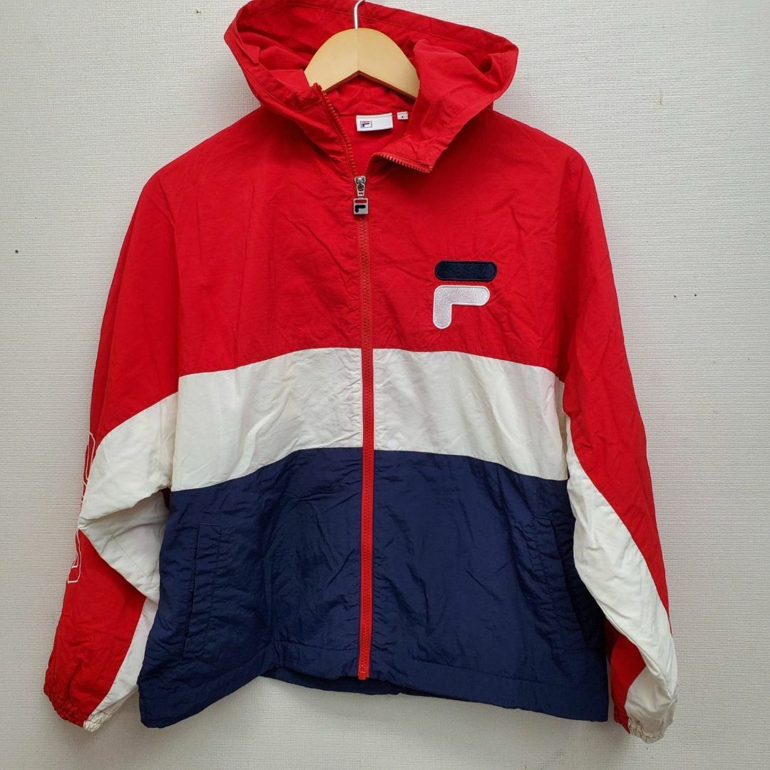 FILA(フィラ)のFILA ジャンパー ブルゾン ジャケット トリコロールカラー F【CT113】 レディースのジャケット/アウター(ナイロンジャケット)の商品写真