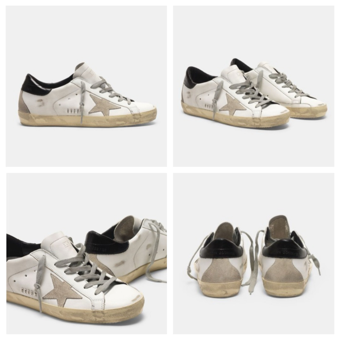 GOLDEN GOOSE(ゴールデングース)のGOLDEN GOOSE ゴールデングース スーパースター 36 黒☆美品 レディースの靴/シューズ(スニーカー)の商品写真