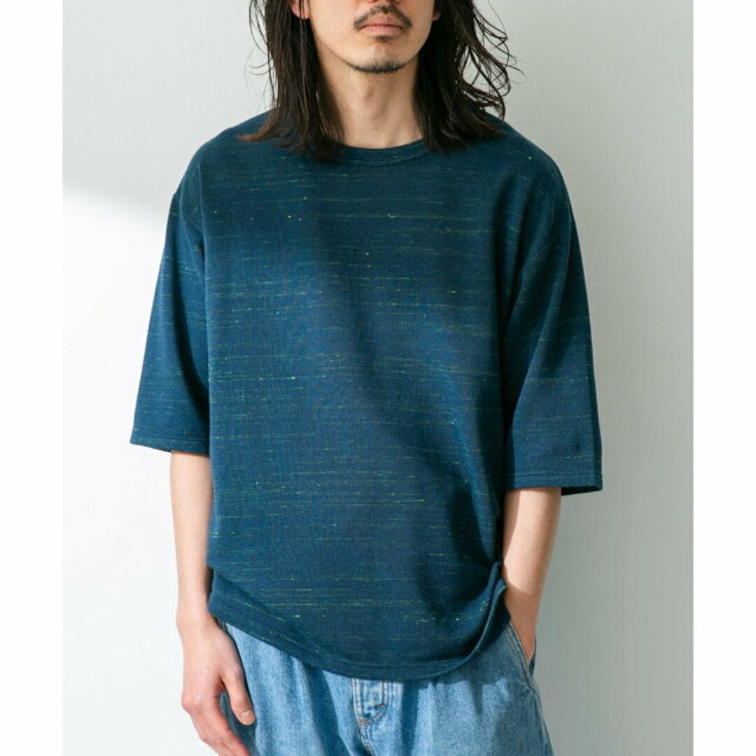 Sonny Label(サニーレーベル)の【ネイビー】【L】JAPAN MADE ショートスリーブプルオーバー メンズのトップス(Tシャツ/カットソー(半袖/袖なし))の商品写真