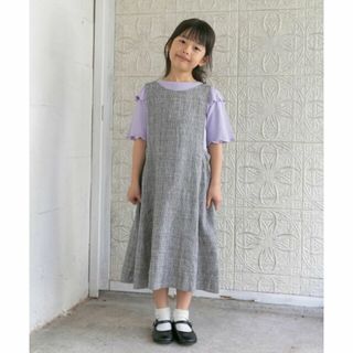 アーバンリサーチドアーズ(URBAN RESEARCH DOORS)の【CHECK】『親子リンク』リネンレーヨンジャンパースカート(KIDS)(その他)