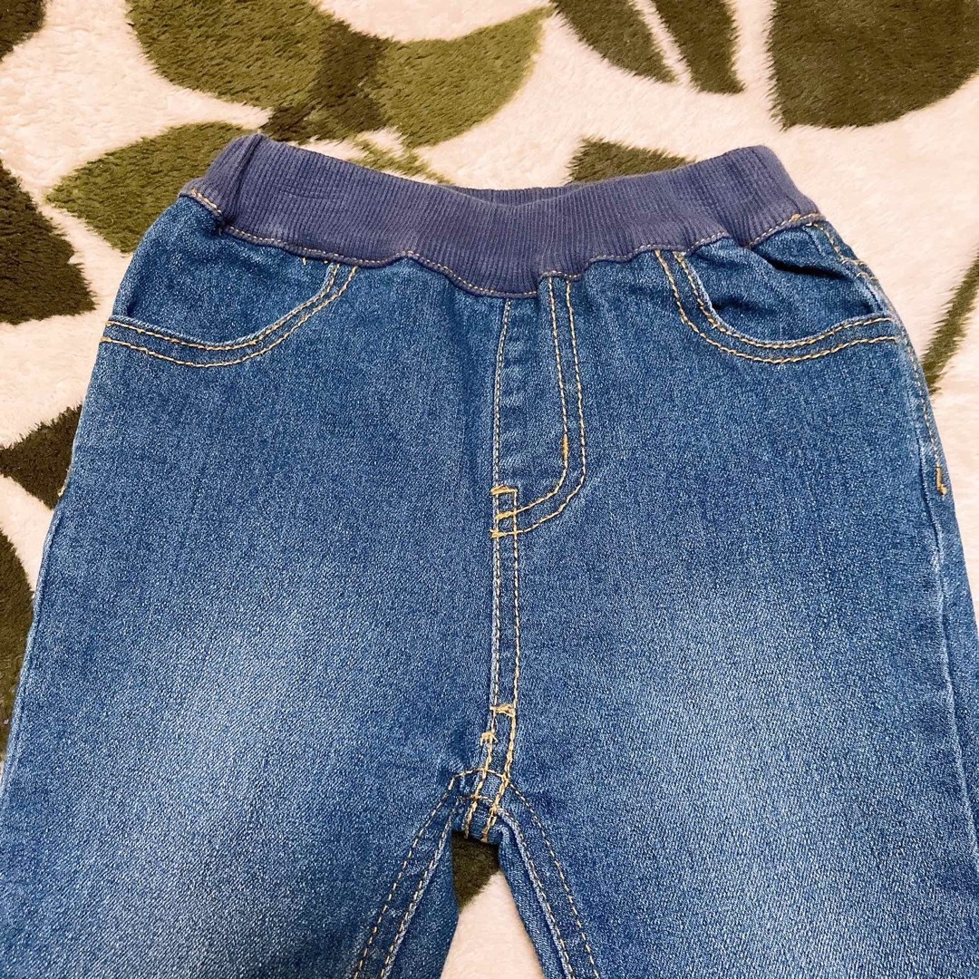 petit main(プティマイン)のストレッチデニムパンツ　ジーンズ キッズ/ベビー/マタニティのキッズ服男の子用(90cm~)(パンツ/スパッツ)の商品写真