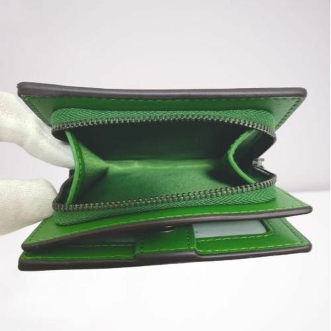 COACH(コーチ)の✨【新品未使用】COACH 折りたたみ財布  マイフラワー グリーン C8703 レディースのファッション小物(財布)の商品写真