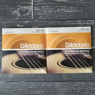 新品　D'Addario ダダリオ アコースティックギター弦 EJ15(弦)