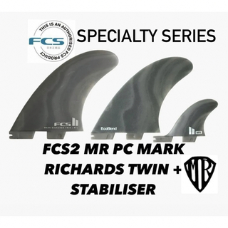 エフシーエス(FCS)のFCS2MR PC MARKRICHARDS TWIN +STABILISER(サーフィン)