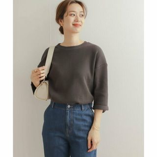 アーバンリサーチドアーズ(URBAN RESEARCH DOORS)の【CHARCOAL】コットンアゼカットプルオーバー(カットソー(長袖/七分))