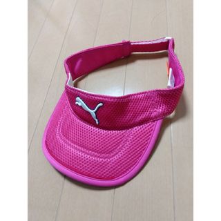 プーマ(PUMA)のプーマサンバイザー ピンク サイズフリー(ウエア)