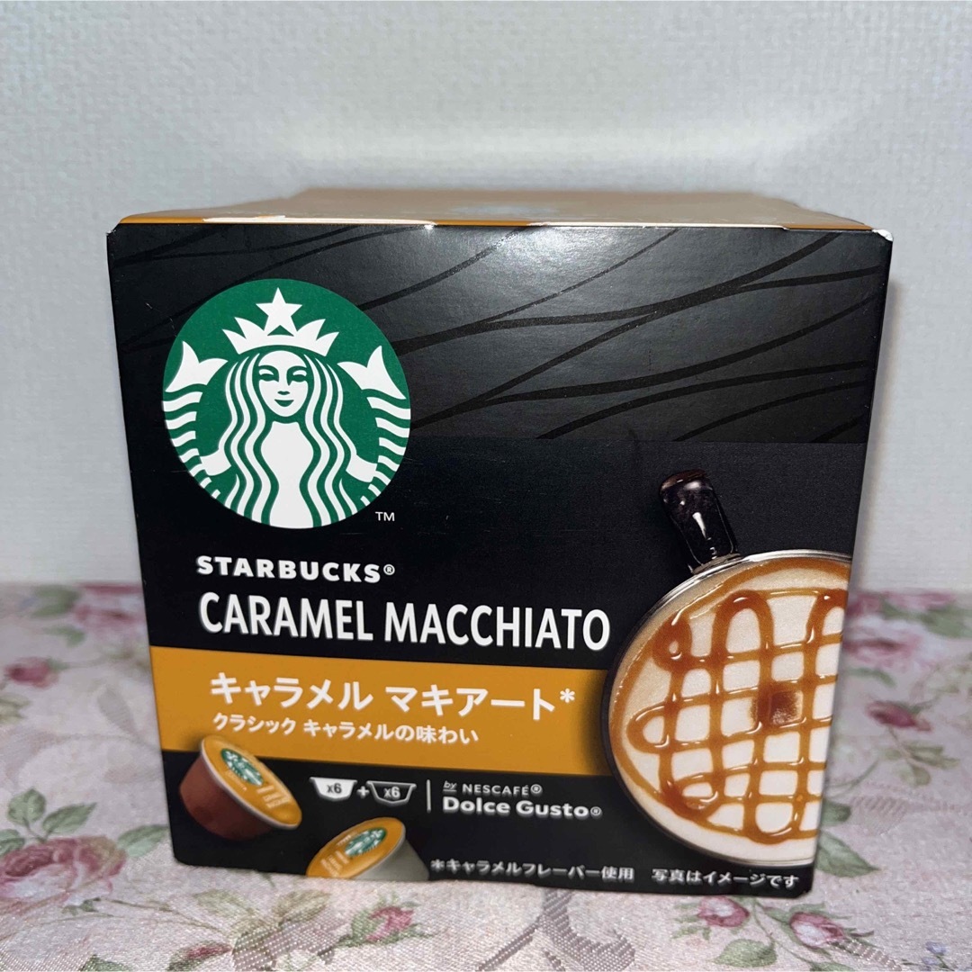 Starbucks Coffee(スターバックスコーヒー)のキャラメルマキアート　スターバックス　コーヒー　カプセル式　6杯分　まとめ売り 食品/飲料/酒の飲料(コーヒー)の商品写真