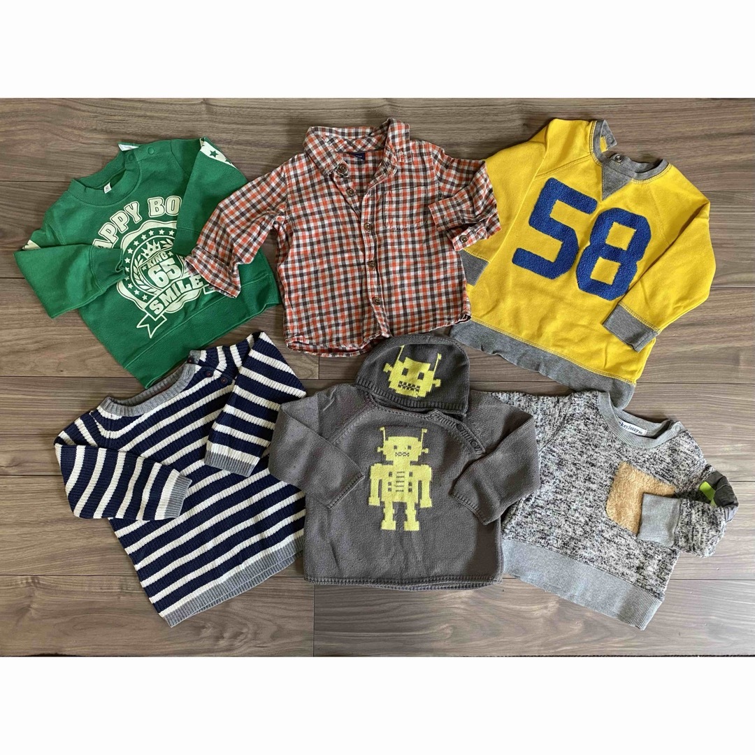 babyGAP(ベビーギャップ)のまとめ売り／男の子８０㎝ キッズ/ベビー/マタニティのキッズ服男の子用(90cm~)(その他)の商品写真