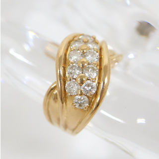 【Jewelry】K18 ダイヤリング D1.02ct 13号/hm10213tg(リング(指輪))