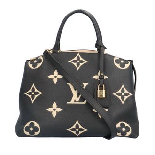 ルイヴィトン(LOUIS VUITTON)のルイヴィトン グランパレMM モノグラムアンプラント ショルダーバッグ モノグラムアンプラント M45842 ブラック レディース LOUIS VUITTON  中古(ショルダーバッグ)