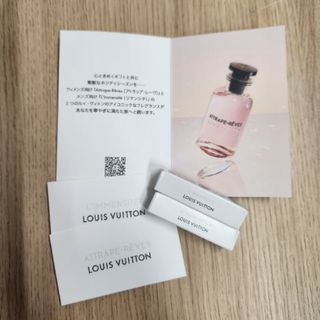 ルイヴィトン(LOUIS VUITTON)の未開封 ルイヴィトン 香水サンプル2ml×2個(サンプル/トライアルキット)