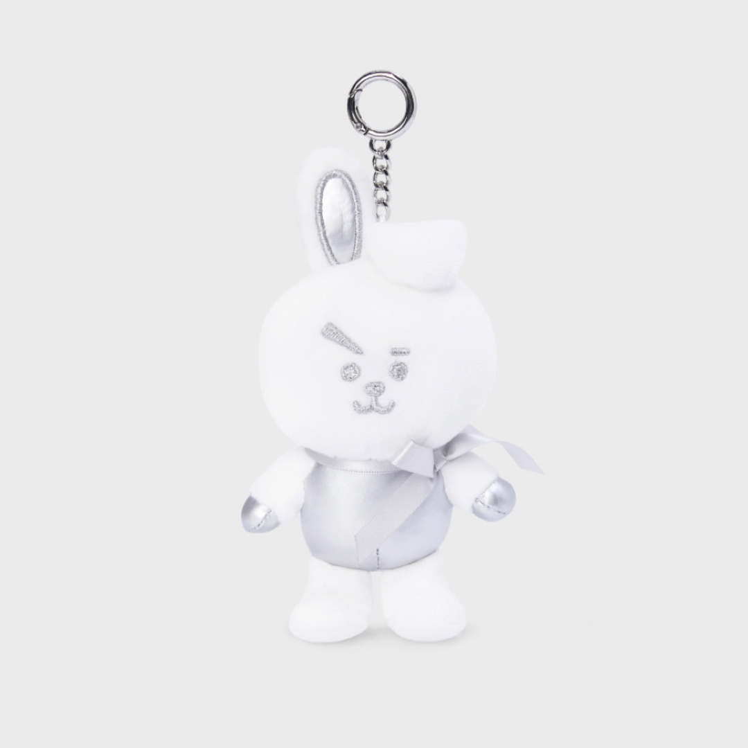 BT21(ビーティーイシビル)の【COOKY】 BT21　SILVER EDITION  キーリング エンタメ/ホビーのおもちゃ/ぬいぐるみ(キャラクターグッズ)の商品写真