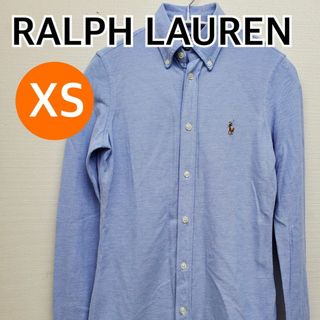 ラルフローレン(Ralph Lauren)のRALPH LAUREN シャツ ブラウス ビジネス ブルー XS【CT109】(シャツ/ブラウス(長袖/七分))