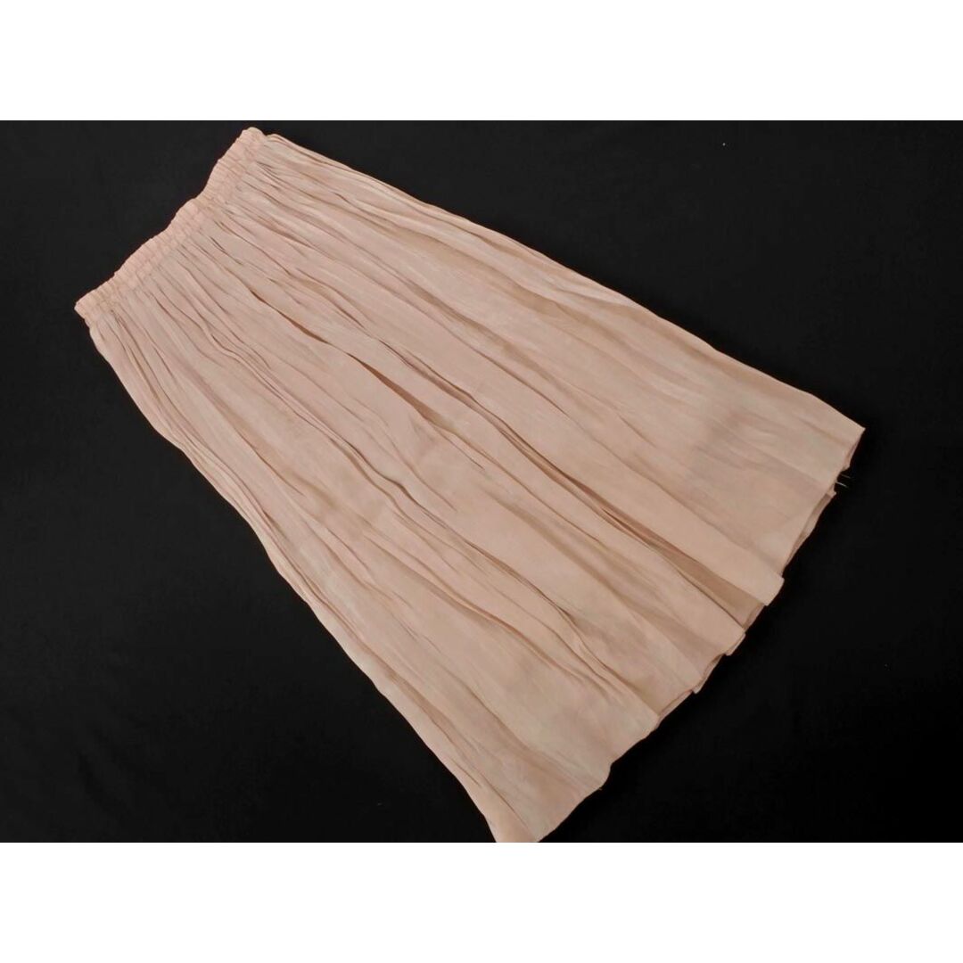 natural couture(ナチュラルクチュール)のナチュラルクチュール サテン ロング スカート sizeF/ピンク ■◇ レディース レディースのスカート(ロングスカート)の商品写真