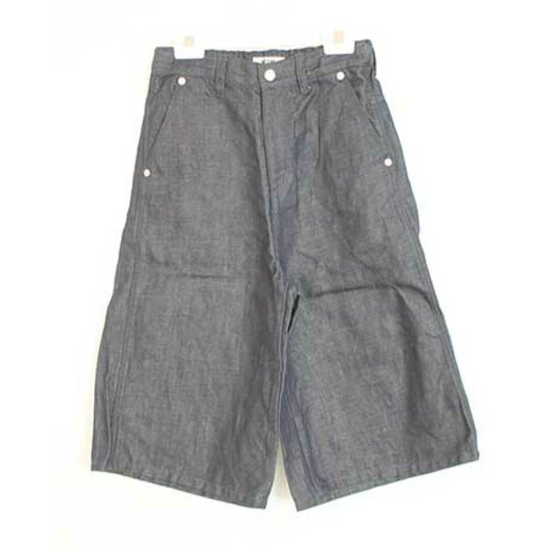 FITH(フィス)の【春物 新入荷!】〓フィス/FITH〓130cm 半端丈パンツ 紺 【中古】 子供服 キッズ kids 男の子 女の子 春秋 bottoms 722042 キッズ/ベビー/マタニティのキッズ服女の子用(90cm~)(パンツ/スパッツ)の商品写真