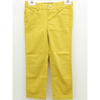 プチバトー(PETIT BATEAU)の【値下げ!】♪プチバトー/PETIT BATEAU♪104cm ロングパンツ/長ズボン マスタードイエロー【中古】子供服 キッズ kids 男の子 女の子 春秋 409032 bottoms(パンツ/スパッツ)