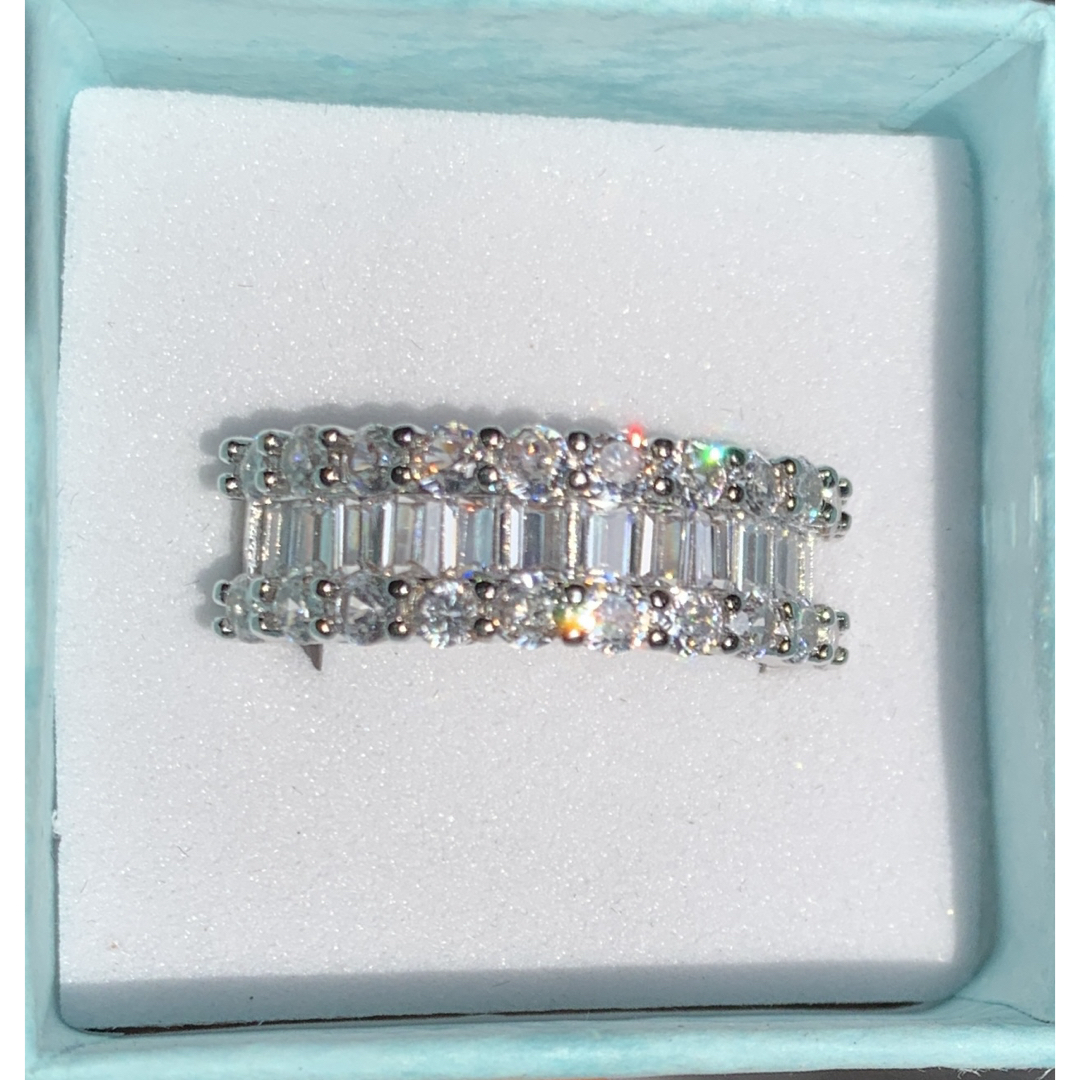 ジルコニアブライダルリングお誕生日プレゼント結婚式エレガントsilver☆e2 レディースのアクセサリー(リング(指輪))の商品写真