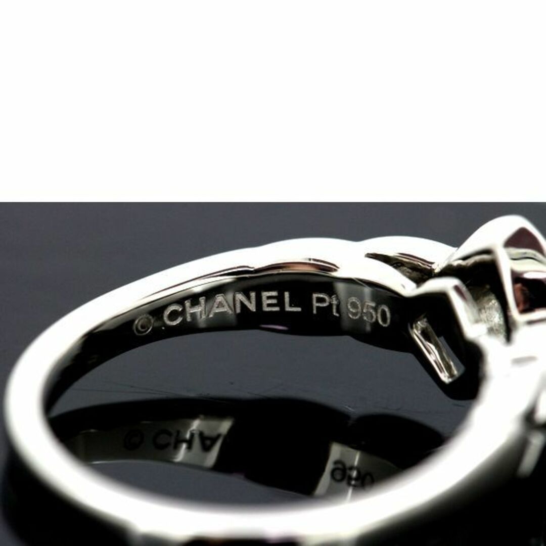 CHANEL(シャネル)のシャネル ココクラッシュ ダイヤモンド 0.25ct E-VVS2-3EX リング #47 Pt950 レディースのアクセサリー(リング(指輪))の商品写真