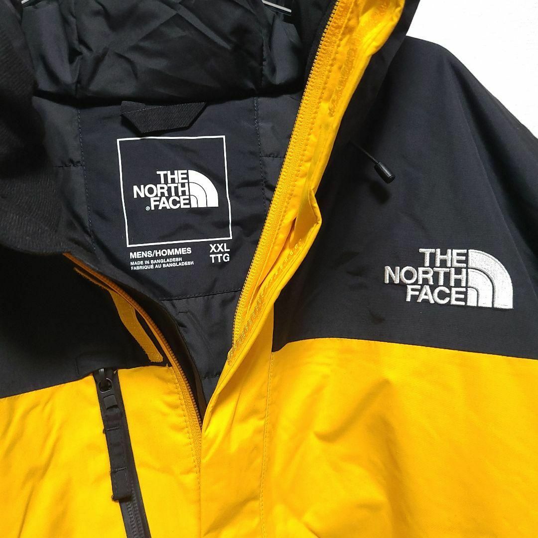 THE NORTH FACE(ザノースフェイス)の3XL 新品 アメリカ ノースフェイス ジャケット オレンジ イエロー USA メンズのジャケット/アウター(マウンテンパーカー)の商品写真