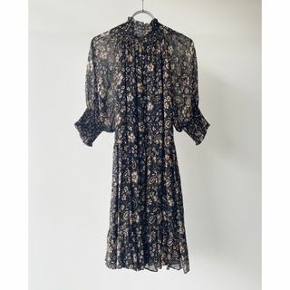 ウラジョンソン(ULLA JOHNSON)のulla johnson SILK GEORGETTE PRINT ONE-PI(ひざ丈ワンピース)