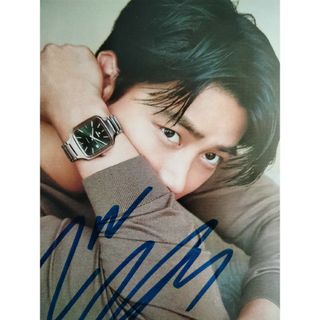 テギョン直筆サイン入り2Lサイズ写真  Ok Taecyeon、2pm…(K-POP/アジア)