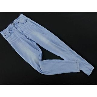 ジーナシス(JEANASIS)のJEANASIS ジーナシス USED加工 ストレッチ スキニー デニムパンツ sizeS/水色 ■■ レディース(デニム/ジーンズ)