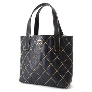 CHANEL - CHANEL トート バッグ カンボンライン 黒 ココマーク CHANEL - CHANEL トート バッグ カンボンライン 黒 ココマーク