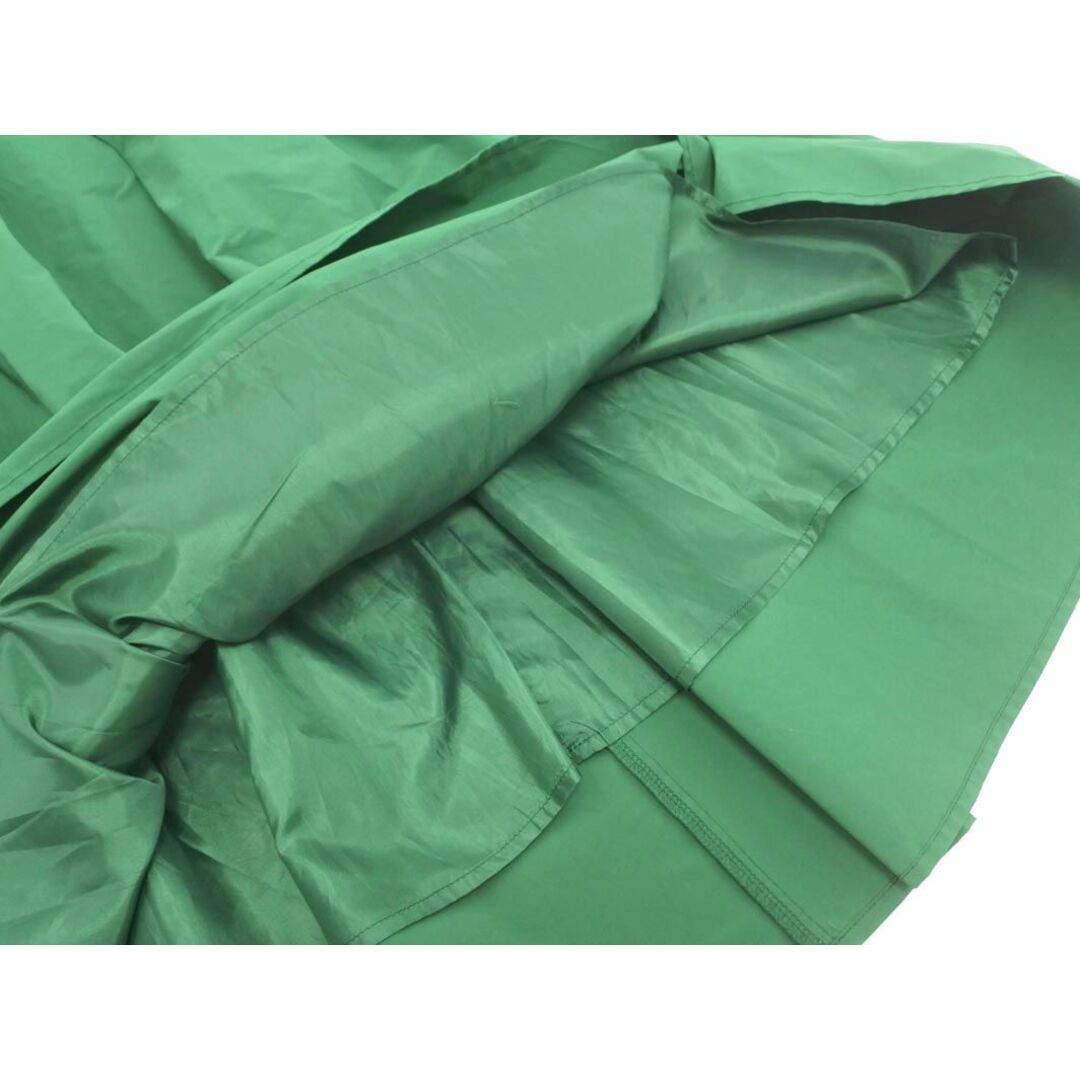 NATURAL BEAUTY BASIC(ナチュラルビューティーベーシック)のN. エヌ ナチュラルビューティーベーシック フレア スカート sizeM/緑 ■■ レディース レディースのスカート(ロングスカート)の商品写真