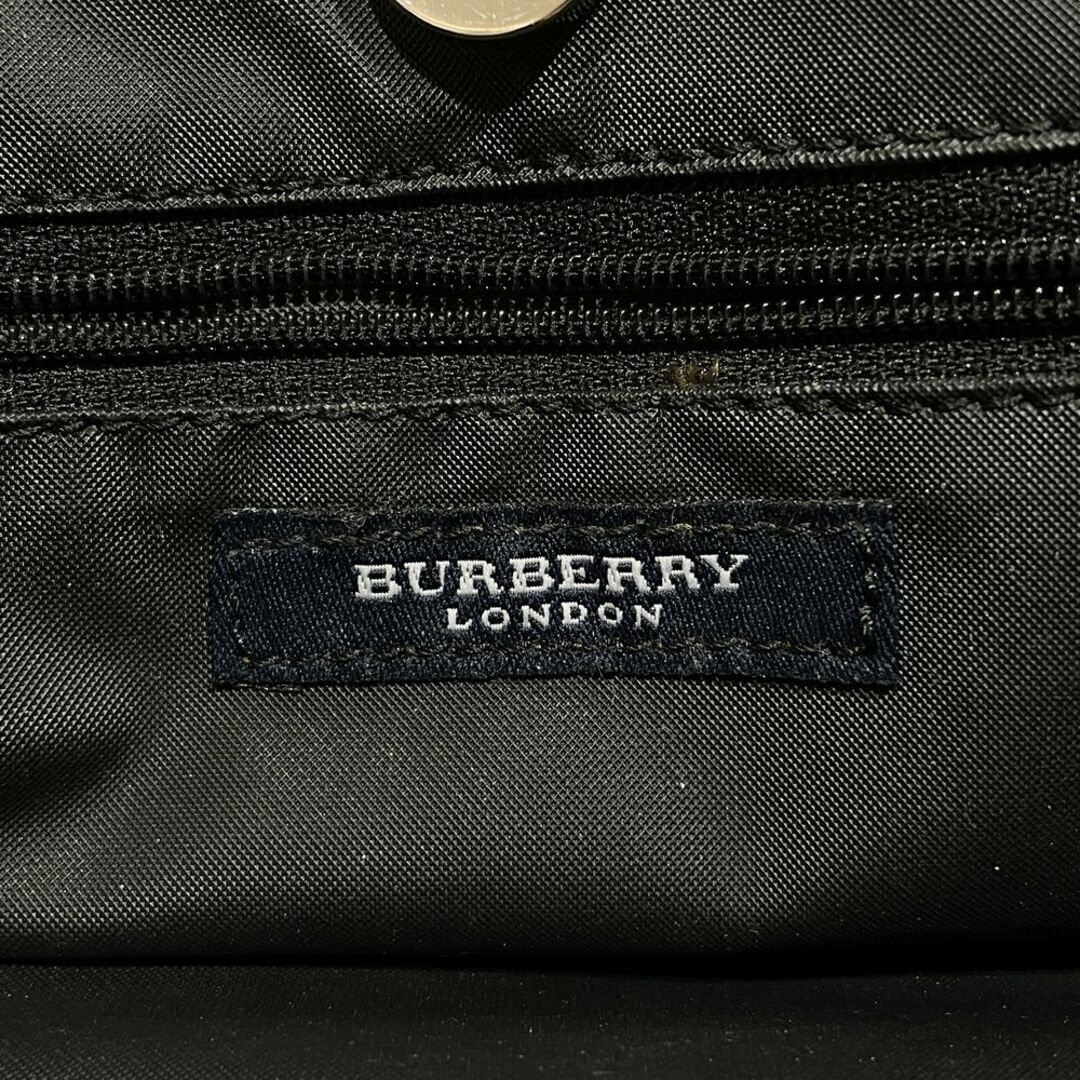 BURBERRY(バーバリー)のBURBERRY ハンドバッグ ロンドン ノバチェック ミニ キャンバス レザー レディースのバッグ(ハンドバッグ)の商品写真