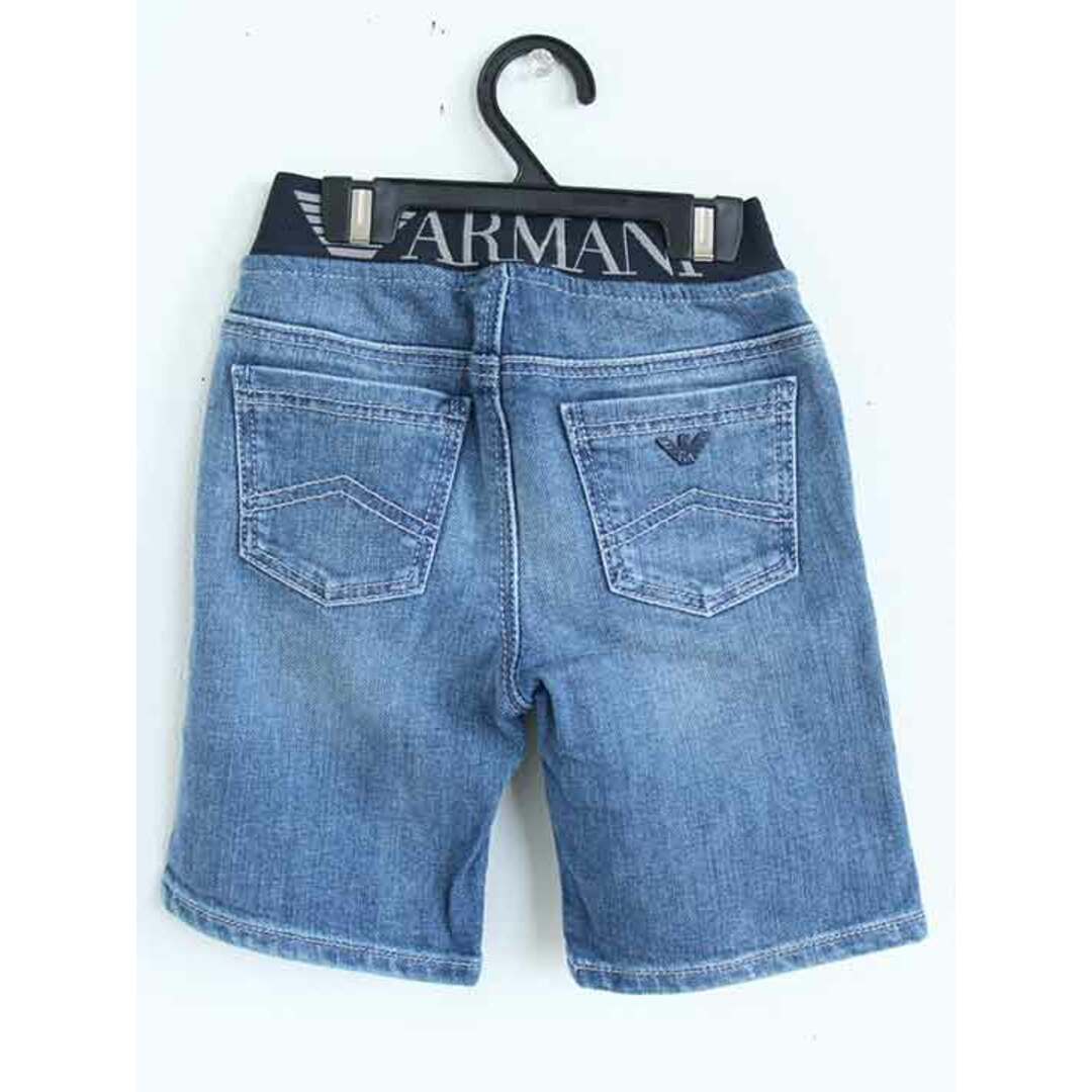 Armani(アルマーニ)の†アルマーニベビー/Armani baby†98cm(36M) ショートパンツ/ハーフパンツ/半ズボン/短パン インディゴ ダメージ加工【中古】子供服 キッズ kids  男の子 春夏秋 704032 bottoms キッズ/ベビー/マタニティのキッズ服女の子用(90cm~)(パンツ/スパッツ)の商品写真