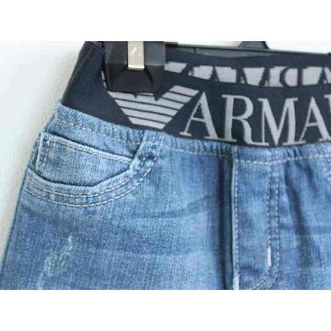 Armani(アルマーニ)の†アルマーニベビー/Armani baby†98cm(36M) ショートパンツ/ハーフパンツ/半ズボン/短パン インディゴ ダメージ加工【中古】子供服 キッズ kids  男の子 春夏秋 704032 bottoms キッズ/ベビー/マタニティのキッズ服女の子用(90cm~)(パンツ/スパッツ)の商品写真