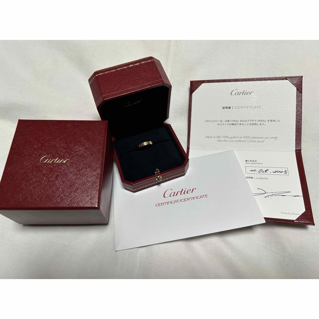 Cartier(カルティエ)のCartier カルティエ ミニラブリング YG 51 レディースのアクセサリー(リング(指輪))の商品写真