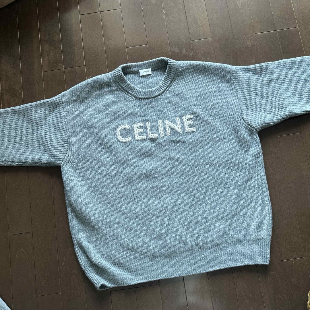 celine(セリーヌ)のセリーヌ CELINE セーター ニット グレイ  メンズのトップス(ニット/セーター)の商品写真