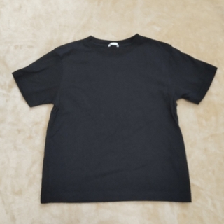 ユニクロ(UNIQLO)のユニクロ　Ｔシャツ　140　ブラック　女児　キッズ　夏物(Tシャツ/カットソー)