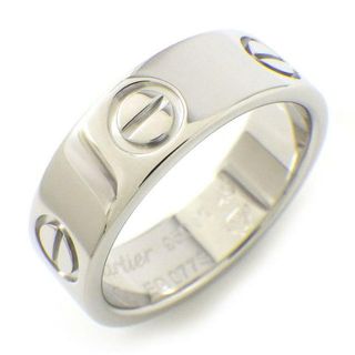 カルティエ(Cartier)のカルティエ Cartier リング ラブ B4084749 PT950 8.5号 / #49 【中古】(リング(指輪))