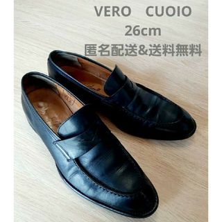 VEROCUOIOビジネスシューズ　革靴　黒　26cm(ドレス/ビジネス)