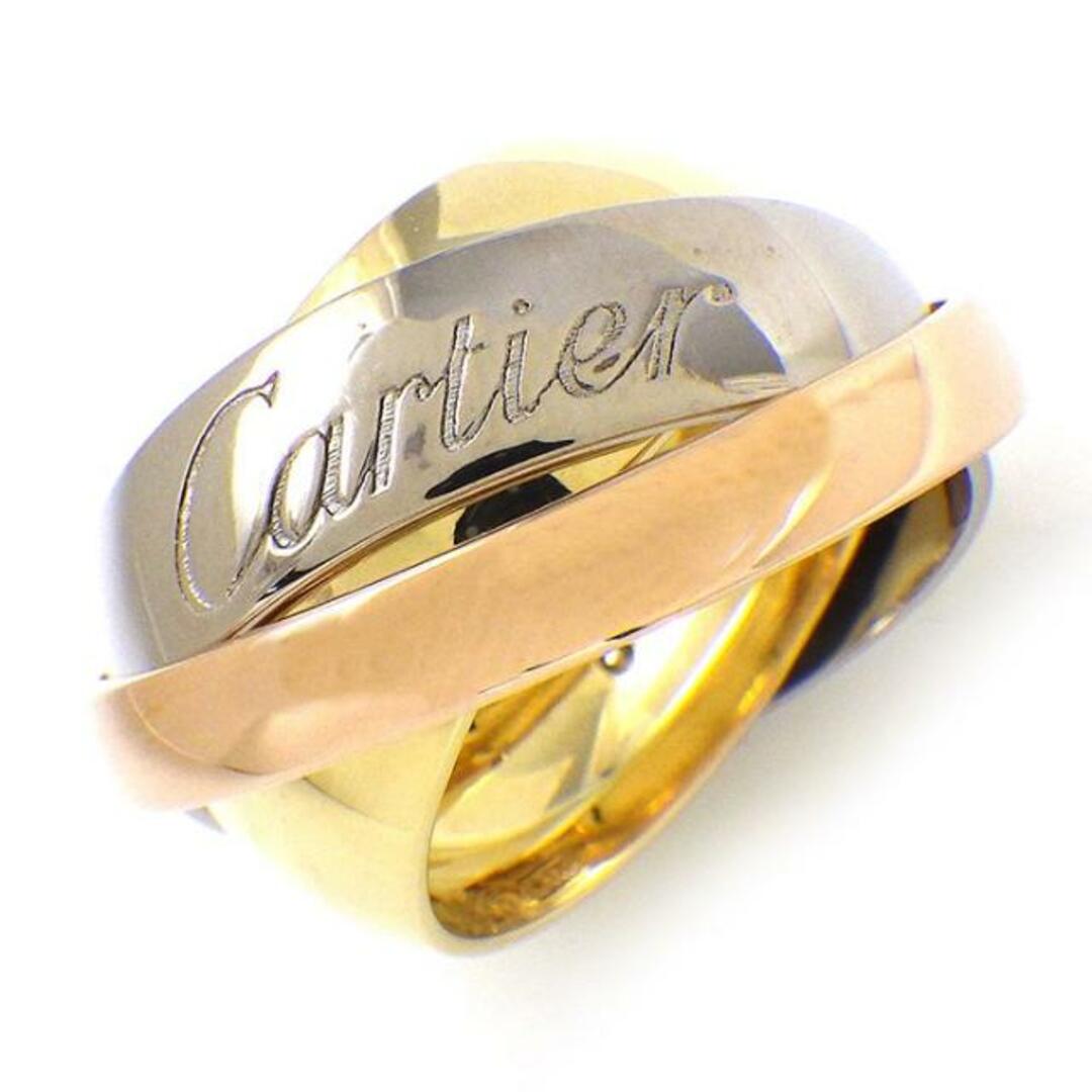 Cartier(カルティエ)のカルティエ Cartier リング トリニティ マストエッセンス スリーカラー K18PG K18WG K18YG 15号 / #55 【中古】 レディースのアクセサリー(リング(指輪))の商品写真