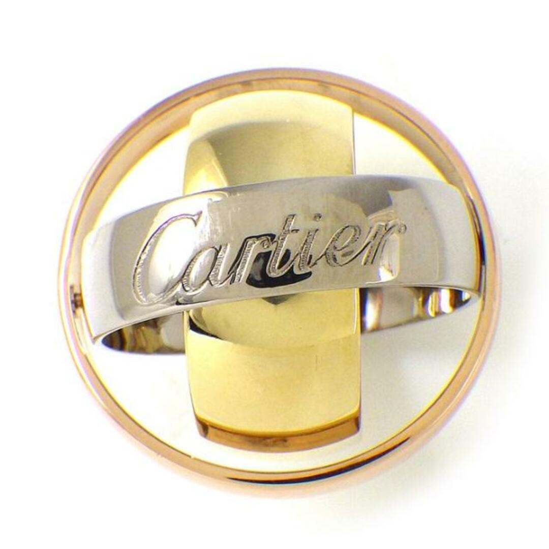 Cartier(カルティエ)のカルティエ Cartier リング トリニティ マストエッセンス スリーカラー K18PG K18WG K18YG 15号 / #55 【中古】 レディースのアクセサリー(リング(指輪))の商品写真