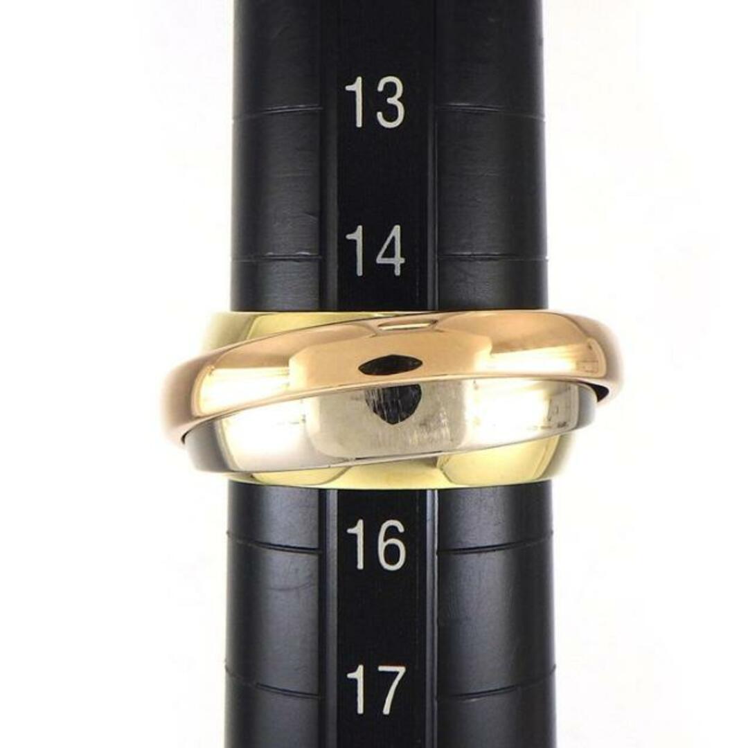 Cartier(カルティエ)のカルティエ Cartier リング トリニティ マストエッセンス スリーカラー K18PG K18WG K18YG 15号 / #55 【中古】 レディースのアクセサリー(リング(指輪))の商品写真