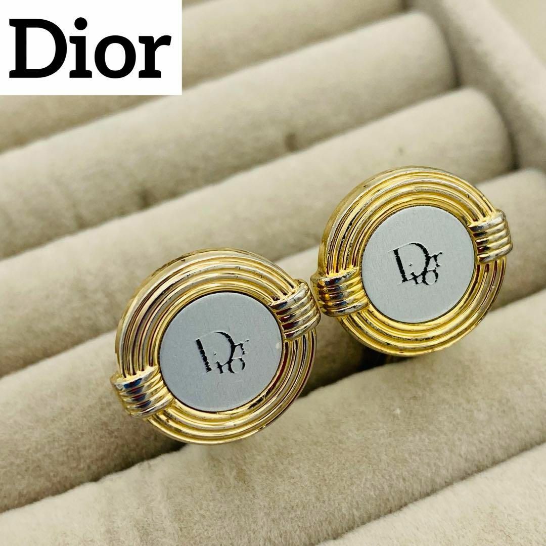 Christian Dior(クリスチャンディオール)の★Dior★ カフリンクス トロッター サークル シルバー ゴールド メンズのファッション小物(カフリンクス)の商品写真