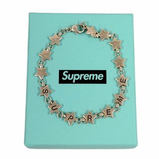 シュプリーム(Supreme)のSUPREME シュプリーム ×Tiffany&Co. ティファニー Star Bracelet シルバー スター ブレスレット シルバー 正規品 / 31797(ブレスレット)