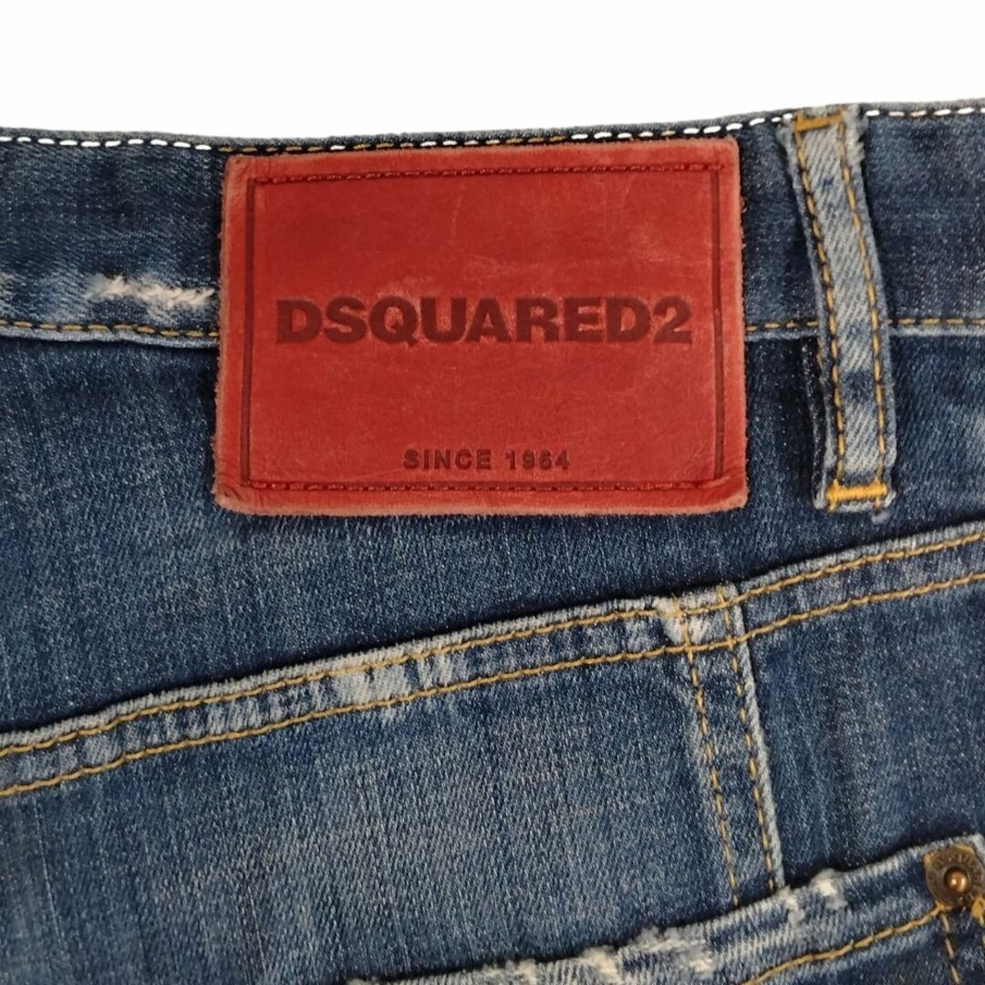 DSQUARED2(ディースクエアード)のDSQUARED2 ディースクエアード 品番 S74LB0438 Tidy Biker Jean 加工デニムパンツ インディゴ サイズ 48 正規品 / 33679 メンズのトップス(ジャージ)の商品写真