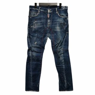 ディースクエアード(DSQUARED2)のDSQUARED2 ディースクエアード 品番 S74LB0438 Tidy Biker Jean 加工デニムパンツ インディゴ サイズ 48 正規品 / 33679(ジャージ)