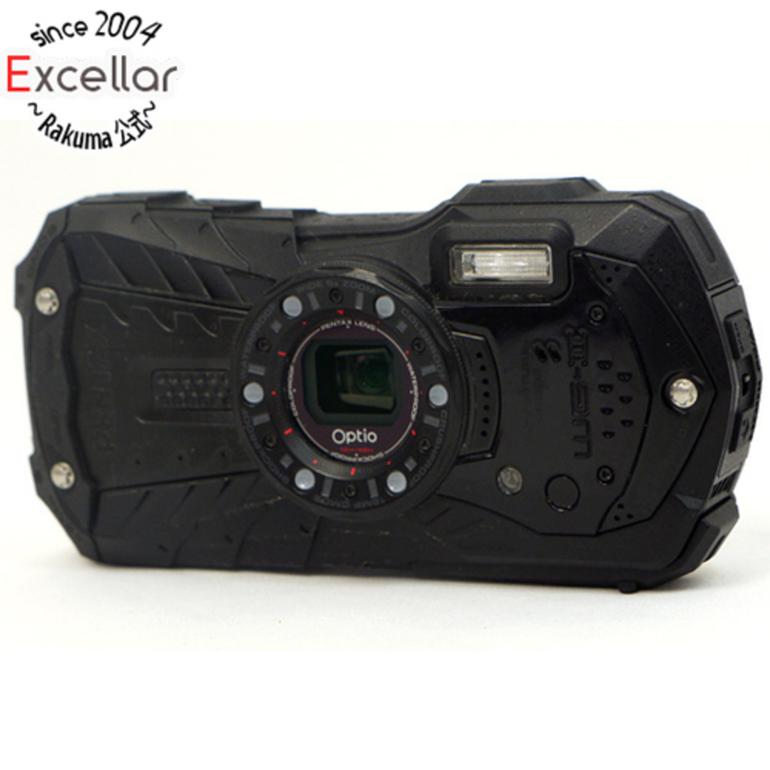 PENTAX(ペンタックス)のPENTAX製　デジカメ Optio WG-2　ブラック/1600万画素 スマホ/家電/カメラのカメラ(コンパクトデジタルカメラ)の商品写真