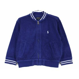 ラルフローレン(Ralph Lauren)の【値下げ!】[ラルフローレン/Ralph Lauren]95cm ブルゾン 紺×白【中古】子供服 キッズ kids 男の子 春秋 121132 otr(ジャケット/上着)