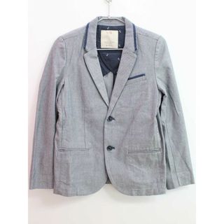 ザラ(ZARA)の◇ザラ/ZARA◇140cm ジャケット 紺×白 フォーマル 入学式 卒業式 結婚式 冠婚葬祭 発表会 謝恩会【中古】子供服 キッズ kids ジュニア 男の子 fml 122132(ジャケット/上着)