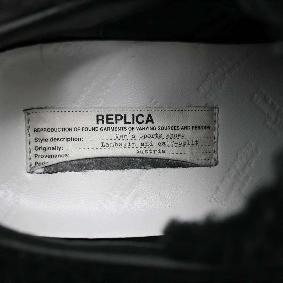 Maison Martin Margiela(マルタンマルジェラ)のMaison Margiela22 メゾン マルジェラ 21AW REPLICA ボアジャーマントレーナースニーカー ブラック 44 S57WS0410 メンズの靴/シューズ(スニーカー)の商品写真