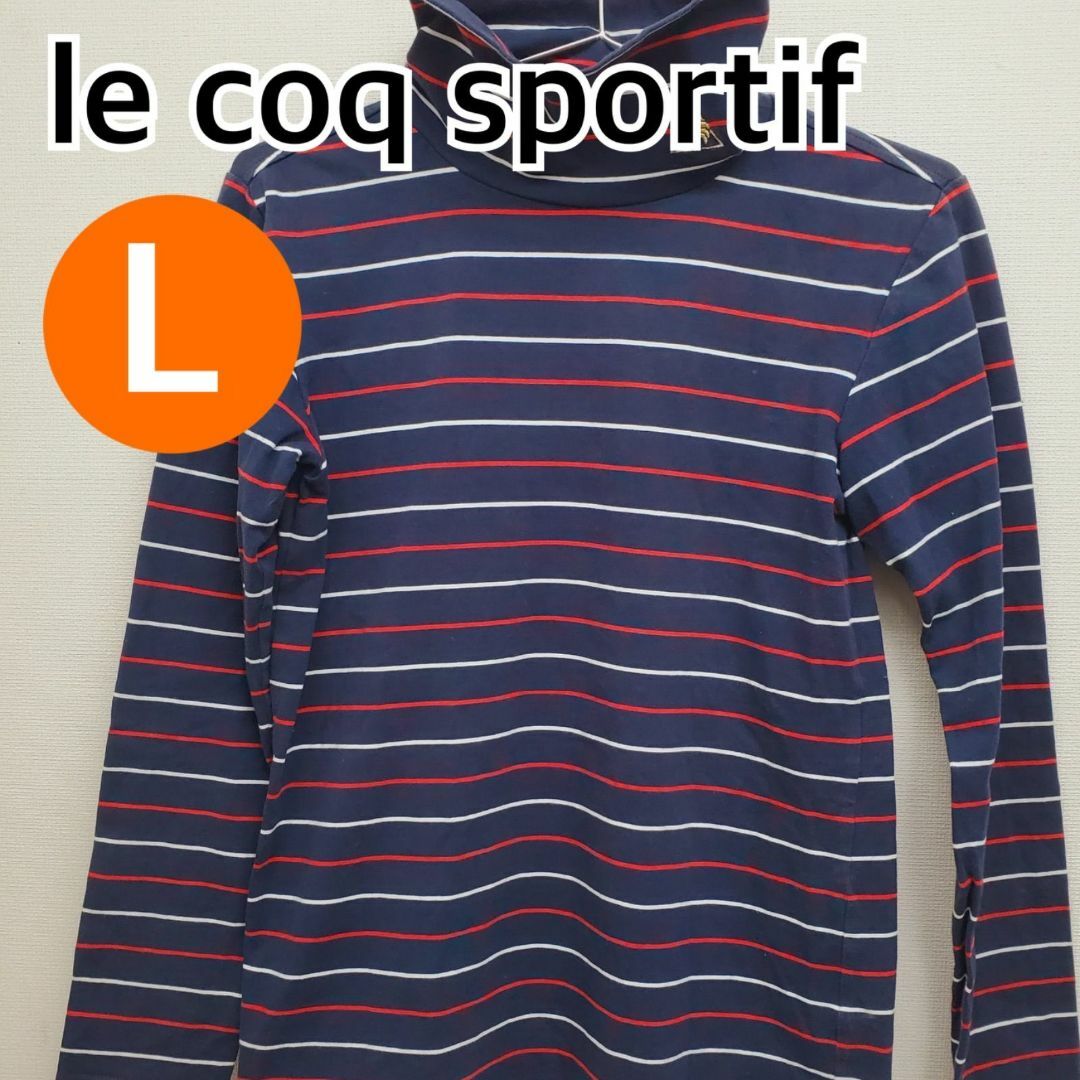 le coq sportif(ルコックスポルティフ)のle coq sportif トップス 長袖 カットソー  L【CT91】 レディースのトップス(Tシャツ(長袖/七分))の商品写真