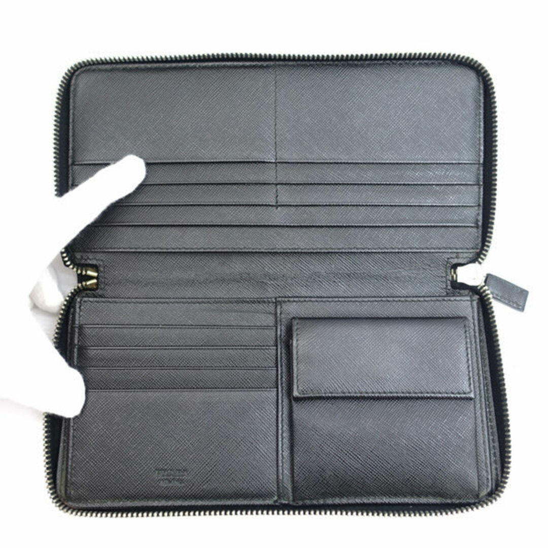 PRADA - PRADA / プラダ □長財布 サフィアーノ レザー ラウンド PRADA - PRADA / プラダ □長財布 サフィアーノ レザー ラウンド