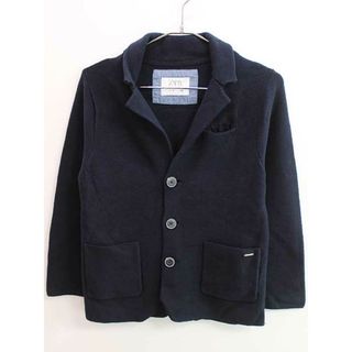 ザラ(ZARA)の♪ザラ/ZARA♪128cm ニットジャケット 紺 フォーマル 入学式 卒園式 結婚式 発表会 謝恩会 冠婚葬祭【中古】子供服 キッズ kids 男の子 春夏秋冬 910132 fml(ジャケット/上着)